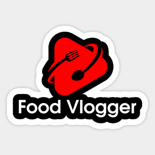 Food Vlogger Sticker